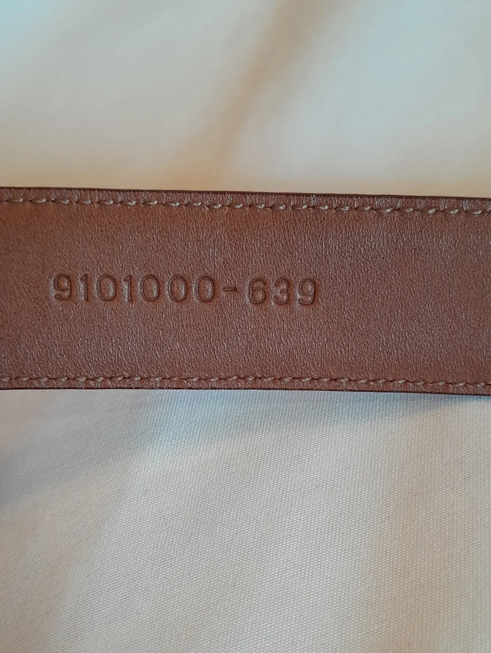 Ralph Lauren Leather Belt - Maroon, XL